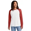 AllMade Unisex Tri-Blend Long Sleeve Colorblock Raglan | https://www.bestnamebadges.com