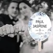 Wedding Hand Fans | https://www.bestnamebadges.com
