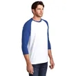 District Perfect Tri 3/4-Sleeve Raglan. | https://www.bestnamebadges.com