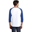 District Perfect Tri 3/4-Sleeve Raglan. | https://www.bestnamebadges.com