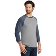 District Perfect Tri 3/4-Sleeve Raglan. | https://www.bestnamebadges.com