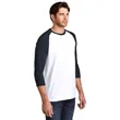 District Perfect Tri 3/4-Sleeve Raglan. | https://www.bestnamebadges.com
