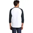 District Perfect Tri 3/4-Sleeve Raglan. | https://www.bestnamebadges.com