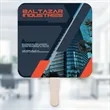 Rounded Square Hand Fans | https://www.bestnamebadges.com