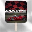 Rounded Square Hand Fans | https://www.bestnamebadges.com