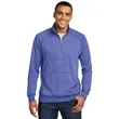 District Lightweight Fleece 1/4-Zip. | https://www.bestnamebadges.com