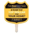 Shield Hand Fan | https://www.bestnamebadges.com