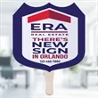 Shield Hand Fan | https://www.bestnamebadges.com