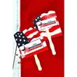 Flag Hand Fans | https://www.bestnamebadges.com