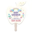 Apple Hand Fans | https://www.bestnamebadges.com