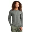 District Perfect Tri Long Sleeve Henley | https://www.bestnamebadges.com