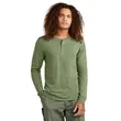 District Perfect Tri Long Sleeve Henley | https://www.bestnamebadges.com