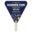 Triangle Hand Fans | https://www.bestnamebadges.com