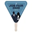 Triangle Hand Fans | https://www.bestnamebadges.com