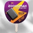 Leaf Hand Fans | https://www.bestnamebadges.com