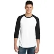 District Very Important Tee 3/4-Sleeve Raglan. | https://www.bestnamebadges.com