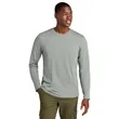District Perfect Weight CVC Long Sleeve Tee | https://www.bestnamebadges.com