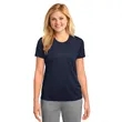 Port & Company Women's Performance Tee. | https://www.bestnamebadges.com
