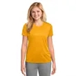 Port & Company Women's Performance Tee. | https://www.bestnamebadges.com