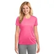 Port & Company Women's Performance Tee. | https://www.bestnamebadges.com