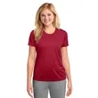 Port & Company Women's Performance Tee. | https://www.bestnamebadges.com