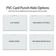 Full Color Printed PVC Cards - 2.75 X 4 Inch | https://www.bestnamebadges.com