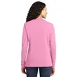 Port & Company Women's Long Sleeve Core Cotton Tee. | https://www.bestnamebadges.com