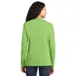 Port & Company Women's Long Sleeve Core Cotton Tee. | https://www.bestnamebadges.com