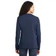 Port & Company Women's Long Sleeve Core Cotton Tee. | https://www.bestnamebadges.com
