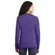 Port & Company Women's Long Sleeve Core Cotton Tee. | https://www.bestnamebadges.com