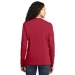Port & Company Women's Long Sleeve Core Cotton Tee. | https://www.bestnamebadges.com