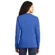 Port & Company Women's Long Sleeve Core Cotton Tee. | https://www.bestnamebadges.com