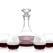 Elliston Decanter & Redmond Stemless Wine Set | https://www.bestnamebadges.com