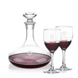 Elliston Decanter & Carberry Wine Set | https://www.bestnamebadges.com