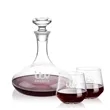 Elliston Decanter & Sturgis Stemless Wine Set | https://www.bestnamebadges.com