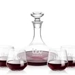 Elliston Decanter & Sturgis Stemless Wine Set | https://www.bestnamebadges.com