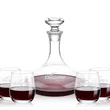 Elliston Decanter & Salem Stemless Wine Set | https://www.bestnamebadges.com