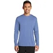 Port & Company Long Sleeve Performance Tee. | https://www.bestnamebadges.com