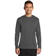 Port & Company Long Sleeve Performance Tee. | https://www.bestnamebadges.com