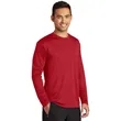 Port & Company Long Sleeve Performance Tee. | https://www.bestnamebadges.com