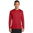 Port & Company Long Sleeve Performance Tee. | https://www.bestnamebadges.com