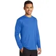Port & Company Long Sleeve Performance Tee. | https://www.bestnamebadges.com