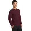 Port & Company Long Sleeve Performance Blend Tee. | https://www.bestnamebadges.com