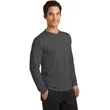 Port & Company Long Sleeve Performance Blend Tee. | https://www.bestnamebadges.com