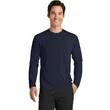 Port & Company Long Sleeve Performance Blend Tee. | https://www.bestnamebadges.com