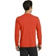 Port & Company Long Sleeve Performance Blend Tee. | https://www.bestnamebadges.com