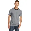 Port & Company Core Cotton Ringer Tee. | https://www.bestnamebadges.com