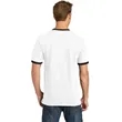 Port & Company Core Cotton Ringer Tee. | https://www.bestnamebadges.com