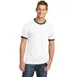 Port & Company Core Cotton Ringer Tee. | https://www.bestnamebadges.com