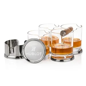 Baldoni Coasters & Veradero On-the-Rocks Set
